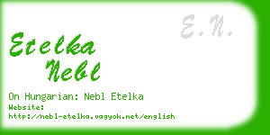 etelka nebl business card